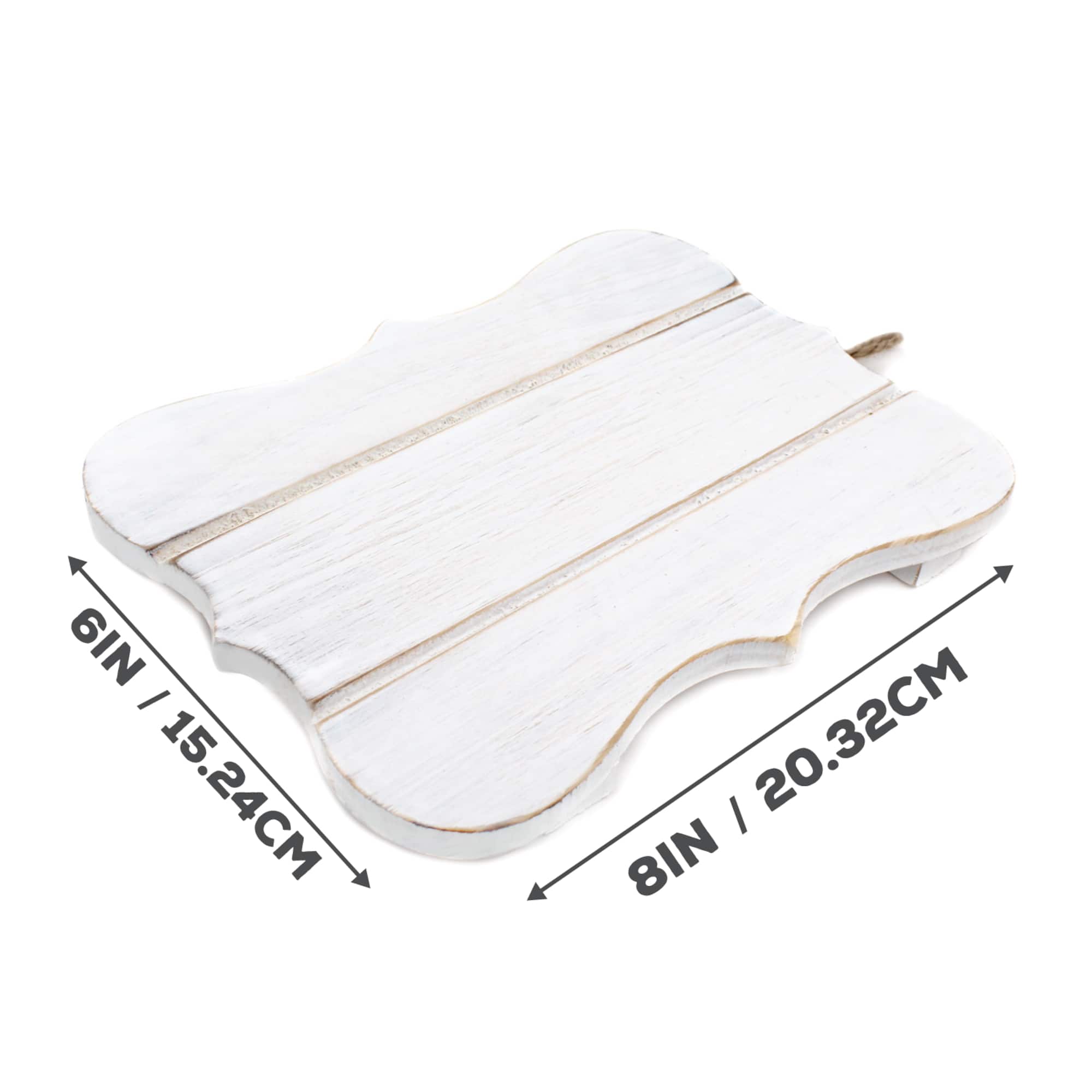 ArtSkills® Small Rustic Whitewash Wooden Plaque, 3ct.